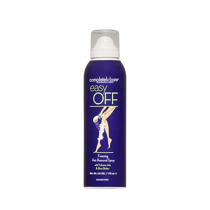 completely bare easy OFF Foaming Hair Removal Spray - Moisturizing Shea Butter & Aloe Vera