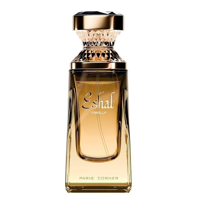 Paris Corner | Eshal Vanilla EDP 3.4 Fl Oz | Perfume for Women | Sweet, Warm, Sensual & Long-Lasting Fragrance | Indulge in Sugary, Vanilla, Musk Notes
