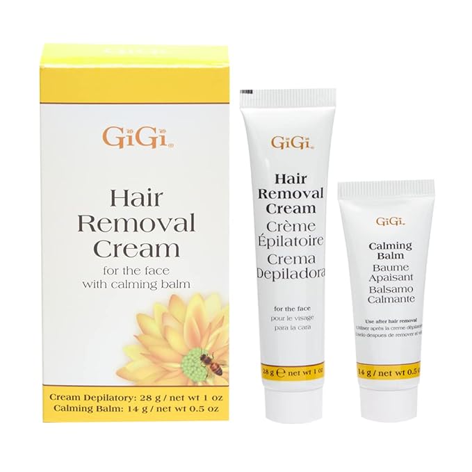 GiGi Hair Removal Cream, for the Face, and Calming Balm