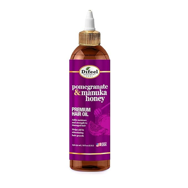 Difeel Pomegranate & Manuka Honey Premium Hair Oil 12 oz