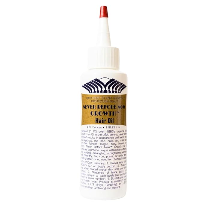 Never Before Now growth hair oil