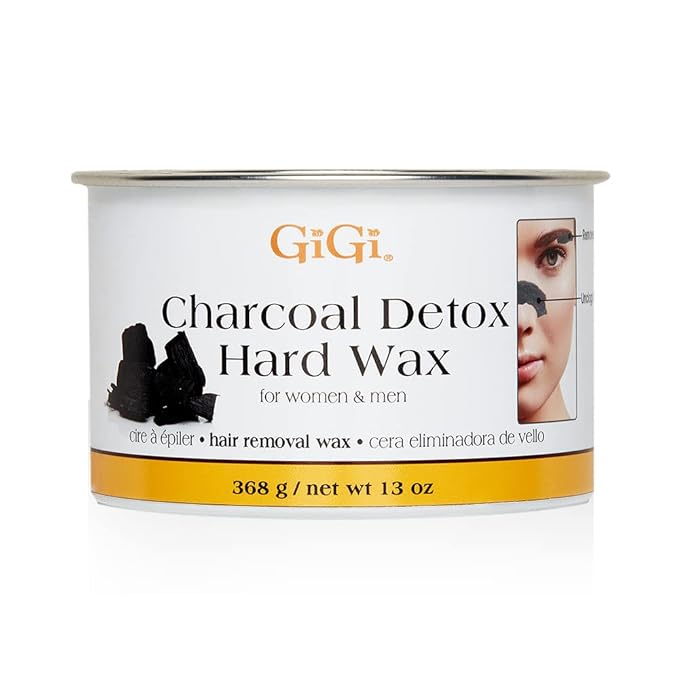 GiGi Charcoal Detox Facial Hard Wax for Delicate Skin