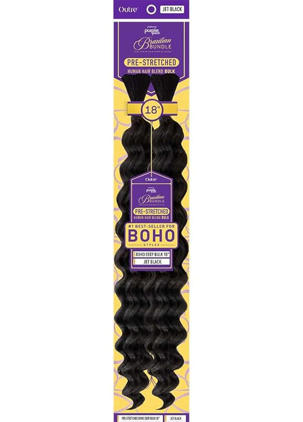 Outre Purple Pack Brazilian - Prestretched Boho Deep Bulk 18