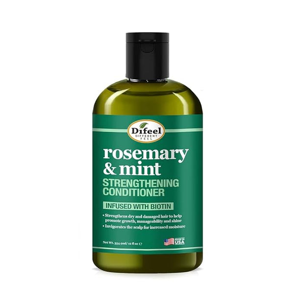 Difeel Rosemary and Mint Hair Strengthening Conditioner with Biotin 12 oz