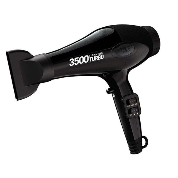 Red Pro Hair Dryer 3500W Turbo Titanium Blow Dryer with Detangler Comb, Fast Dry Smooth Hair, Multi Setting, Cool Shoot Button, Professional Salon Dryer