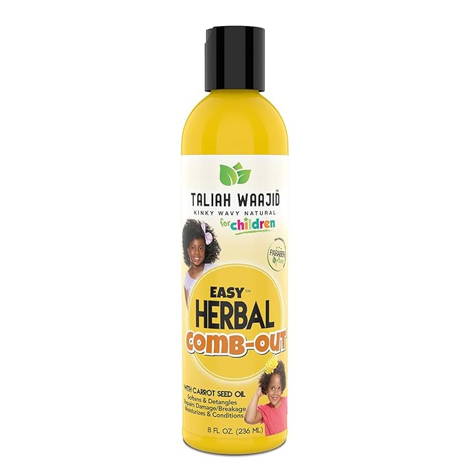 Taliah Waajid Kinky Wavy Natural Easy Herbal Comb Out, 8 Ounce