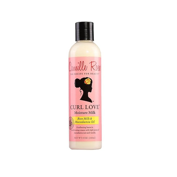 Camille Rose Leave-In Conditioner, Curl Love Moisture Milk – Curly Hair Moisture, Detangler, Frizz Control, 8 Fl Oz