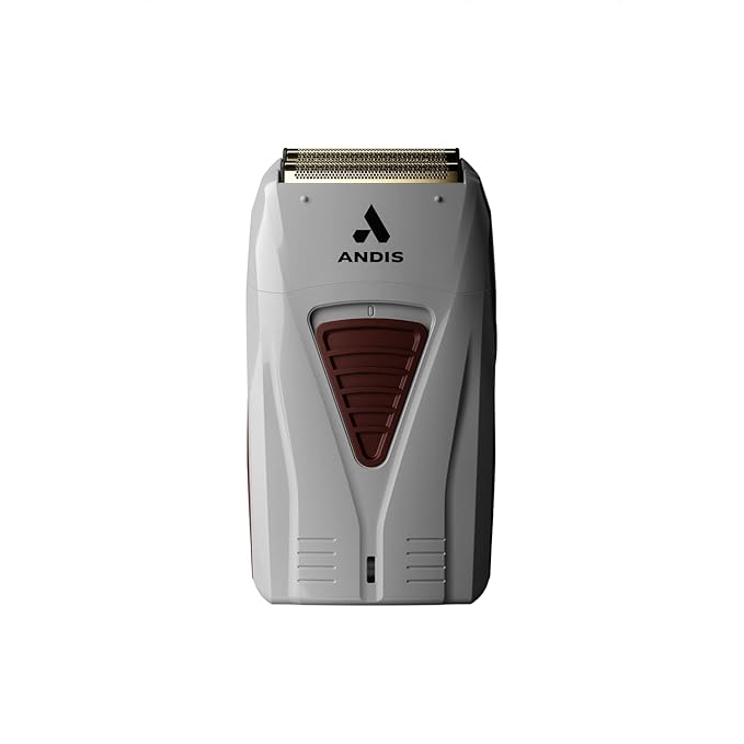 Andis  Pro Foil Lithium Titanium Foil Shaver, Cord/Cordless, Smooth Shaving Cordless Shaver with Charger, Gray