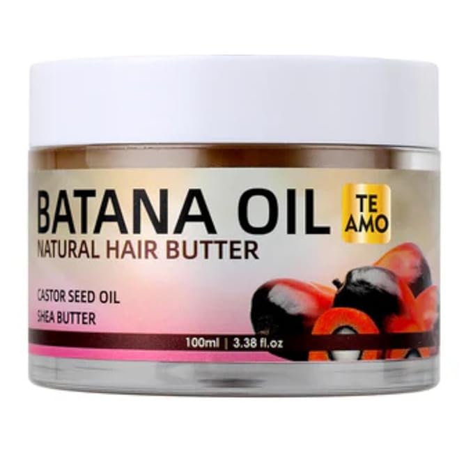 Te Amo Batana Hair Butter Mask – 3.38 oz | Deep Conditioning Treatment with Batana Oil, Shea Butter & Castor Oil for Silky, Regenerated Hair