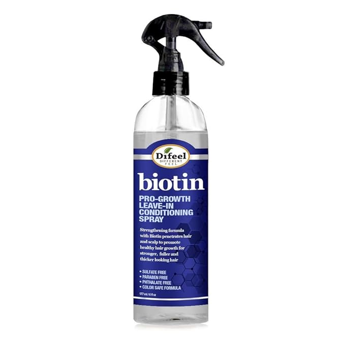 Difeel Pro-Growth Biotin Leave in Conditioning Spray 6 oz. - Hair Loss Leave in Treatment