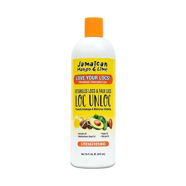 Jamaican Mango & Lime Love Your Locs Loc Unloc – Take Down Detangle Solution for Locs, Twists, Braids & Faux Locs 16oz
