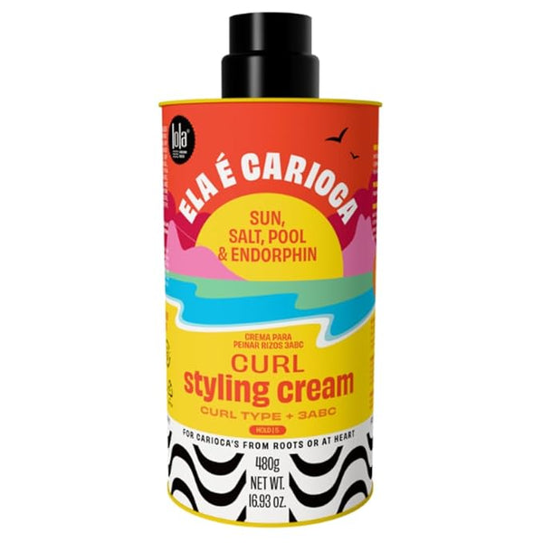 Lola From Rio - Ela E Carioca - 3ABC Curl-Defining Cream, Boost hydration, Minimize Frizz, Provide Soft, Flexible Control for 3ABC Curl Type 17.64 Fl Oz