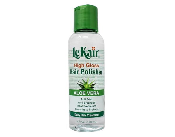High Gloss Hair Polisher with Aloe Vera, Anti Frizz, Anti Breakage, Heat Protectant, Smooths & Protects Daily Hair Treatment 4 fl. Oz