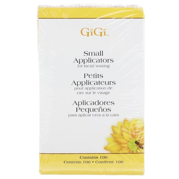 GiGi Wax Sticks for Hair Removal – Small Wax Applicator Sticks, Wooden Waxing Stick for Facial Waxing, Upper Lip & Eyebrows