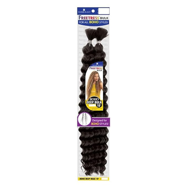Shake N Go Freetress Synthetic Braid - Boho Deep Bulk 18