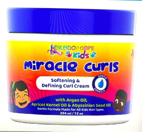 K'aleidoscope Kids Miracle Curls Cream, 12 oz, Softening and Defining Hair Cream