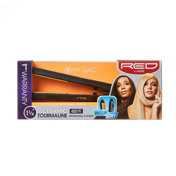 red by kiss Ceramic Tourmaline Flat Iron Professional Flat Iron  SKU: FI125 types ︰ 1-25-inch