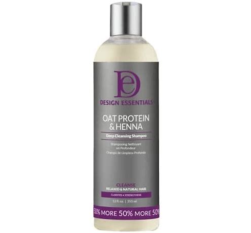 Design Essentials Oat Protein & Henna Deep Cleansing Shampoo