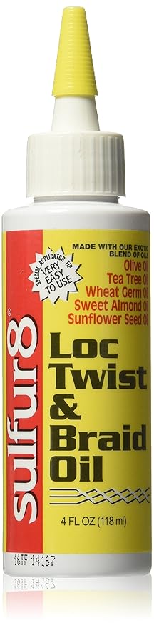 Sulfur 8 Loc Twist and Braid Oil, 4 Ounce