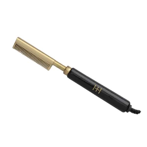 Hot & Hotter Electric Straightening Hot Comb Medium CURVED Teeth Sm