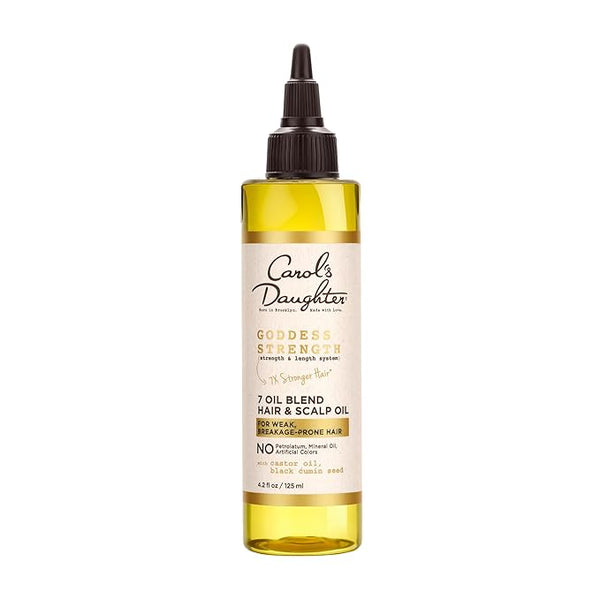 Carol's Daughter Goddess Strength 7 Oil Blend Scalp and Hair Oil for Waves 4.2 Fl Oz
