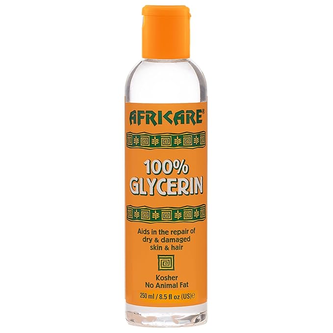 COCOCARE Africare 100% Glycerin 8.5 oz - All Natural Glycerin for Extra Hydration for Hair and Body