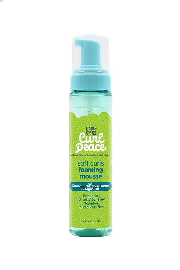 Just For Me Curl Peace Soft Curls Foaming Mousse, 8.5 oz