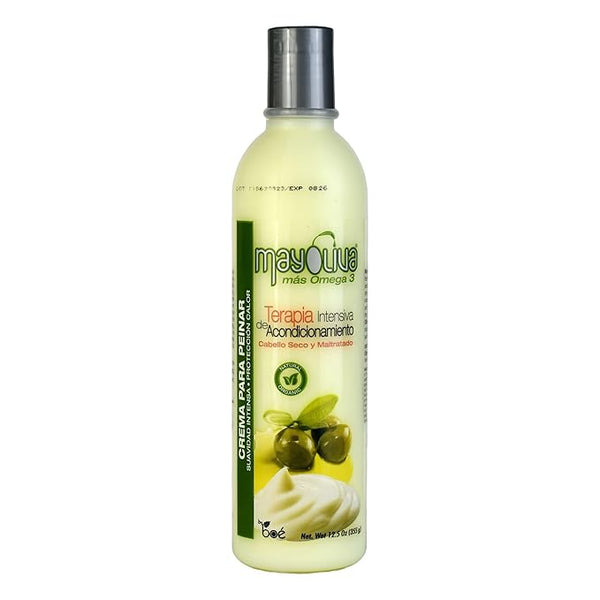 Mayoliva Plus Omega3 Leave-In Hair Cream 12.5 oz