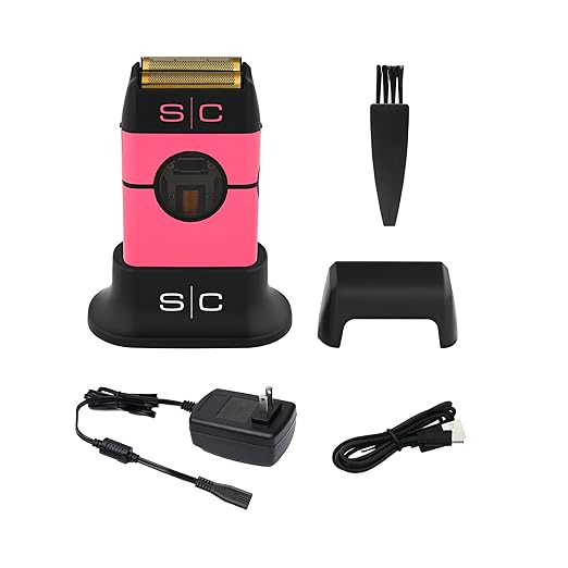 StyleCraft Instinct Metal Cordless Double Foil Shaver with IN2 Vector Motor Intuitive Torque Control, USB-C Rechargeable