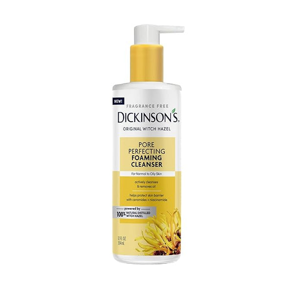Dickinson's Original Witch Hazel Pore Perfecting Facial Cleanser, 12 Fl Oz