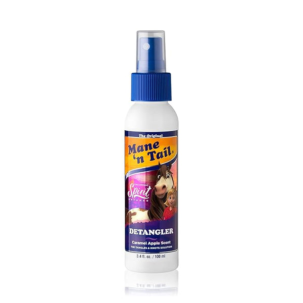 Mane 'n Tail Spirit Untamed Detangler – Caramel Apple Scented, Super Soft Formula for Silky, Shiny Hair (3.4 oz