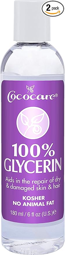 Cococare 100% Glycerin - Pack of 2 - Glycerin for Beauty Care - 6 fl oz