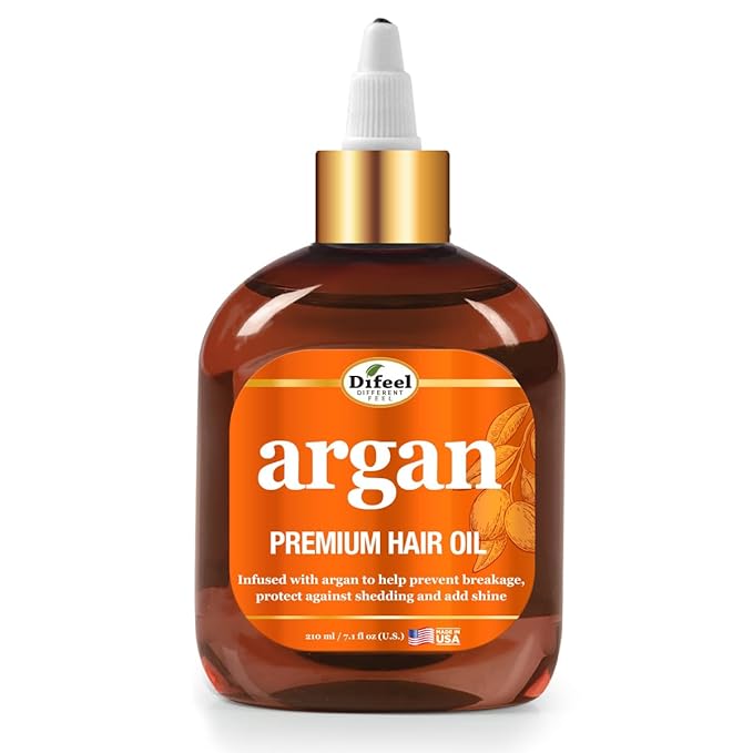 Difeel Premium Argan Hair Oil - Dry Hair Treatment, 7.1 oz