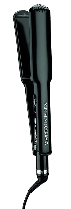 BaBylissPRO Porcelain Flat Iron Hair Straightener, Hair Straightener Iron 1.5po 38mm