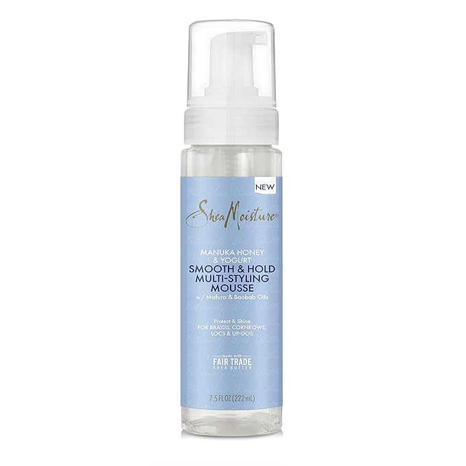 SheaMoisture Curl Mousse Coconut Hibiscus and Manuka Honey Yogurt Multi-Styling 7.5oz