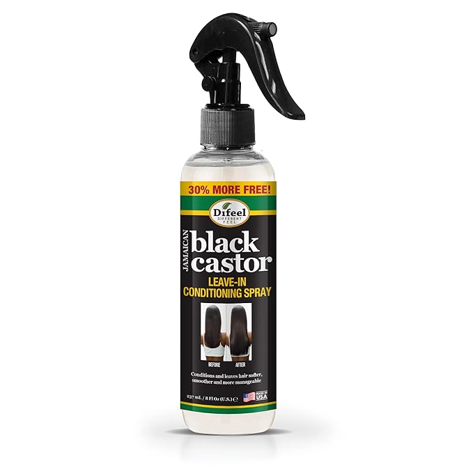 Difeel Jamaican Black Castor Leave-in Conditioning Spray 8 oz.