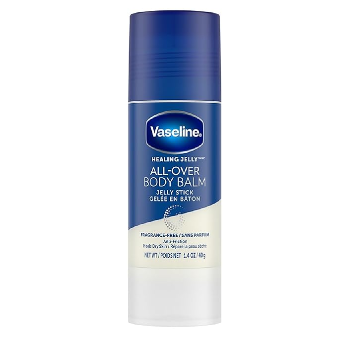Vaseline All-Over Body Balm Stick Non-Greasy Fragrance-Free Moisturizer, Travel-Size Lotion, 1.4 Oz