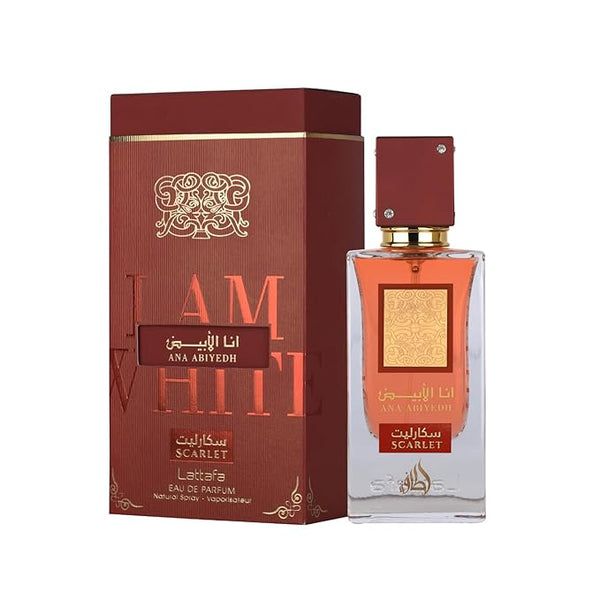 Lattafa Ana Abiyedh  – Fruity, Floral, Spicy, Sweet – Eau de Parfum Spray Long-Lasting Fragrance for Unisex, 2.0 Ounce