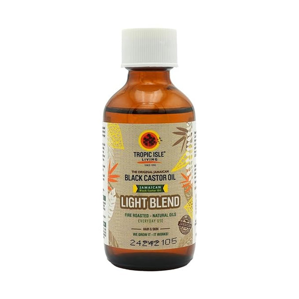 Tropic Isle Living Light Blend Jamaican Black Castor Oil 2 fl oz