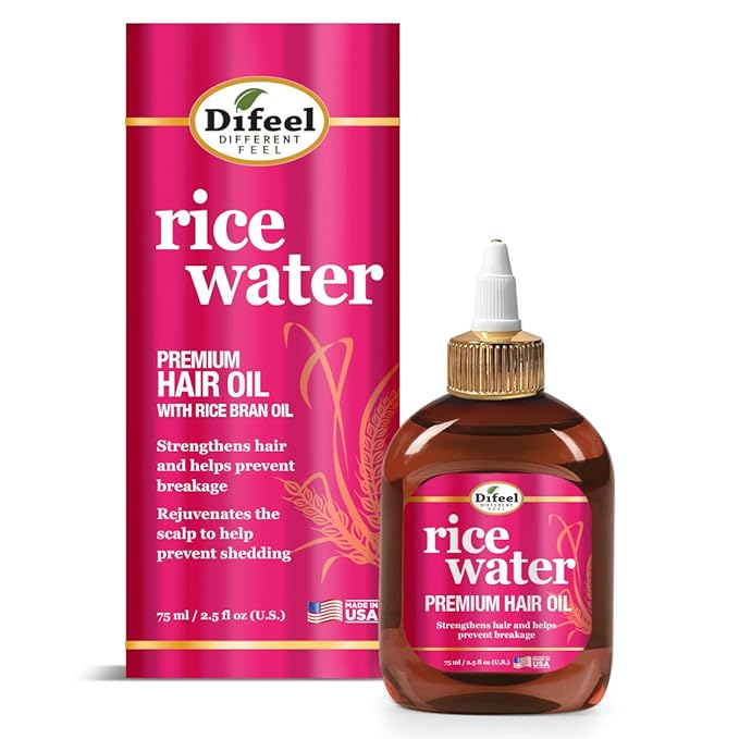 Difeel Rice Water Premium Hair Oil 2.5 oz