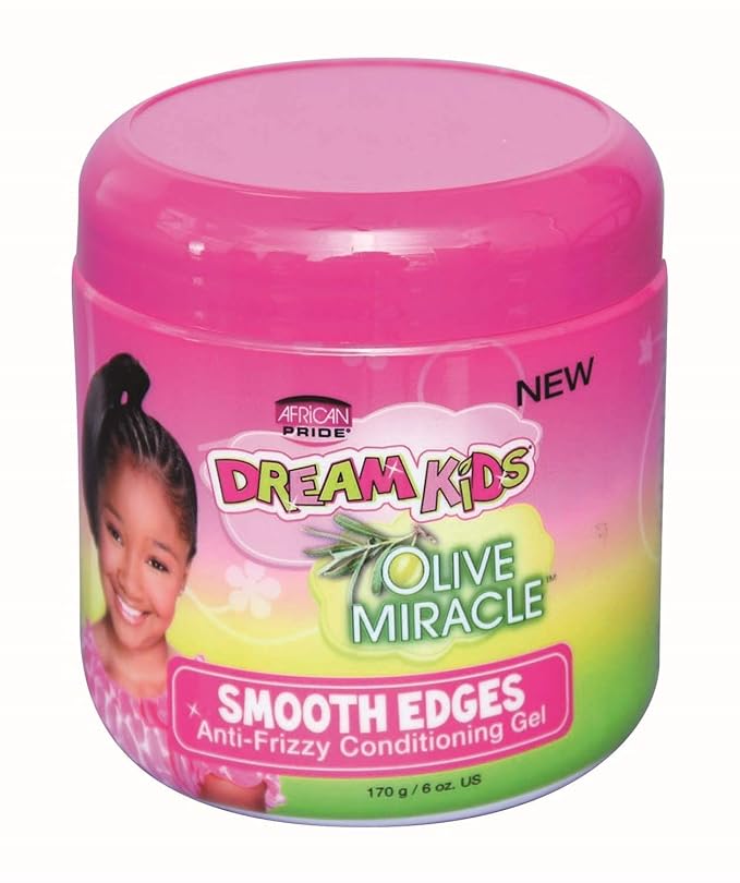 AFRICAN PRIDE ANTI FIZZY CONDITIONING GEL SMOOTH EDGES FOR KIDS 6 Oz