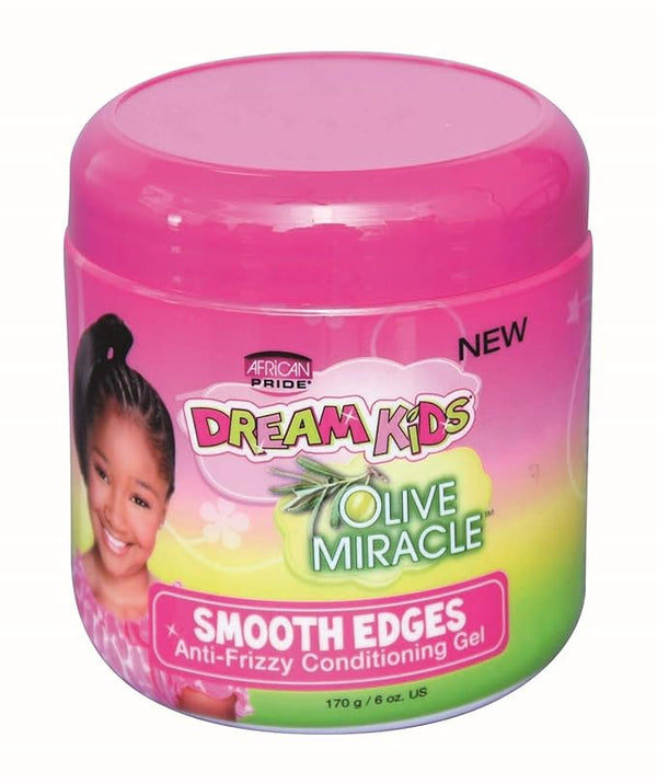 AFRICAN PRIDE ANTI FIZZY CONDITIONING GEL SMOOTH EDGES FOR KIDS 6 Oz