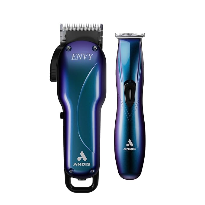Andis Limited Edition Galaxy Envy Li Cordless Clipper & Slimline Pro Cordless Beard Trimmer Combo Hair Cutting Kit