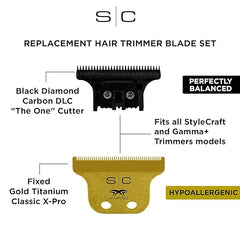 STYLECRAFT Flex Professional Modular Super-Torque Motor Cordless Hair Trimmer with 3 Modular Body Lids