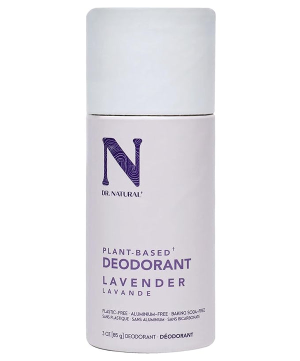 Dr. Natural Deodorant Stick - Baking Soda and Aluminum Free - Natural for Sensitive Skin - Lasting Freshness - Lavender - 3 oz