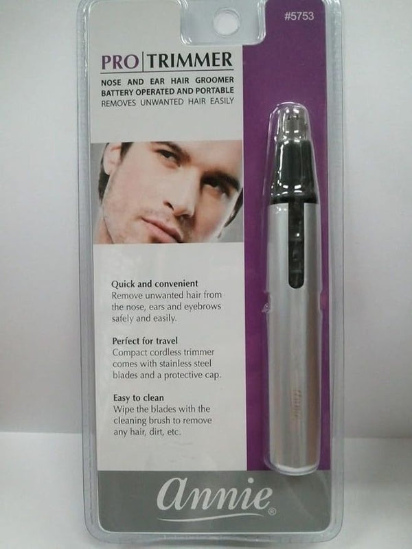 Annie Pro Trimmer Nose and Ear Hair Groomer Battery Operated