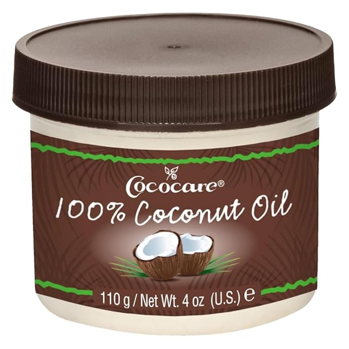 Cococare 100% Pure Coconut Oil - All Natural Coconut Oil for Skin and Hair 4 oz
