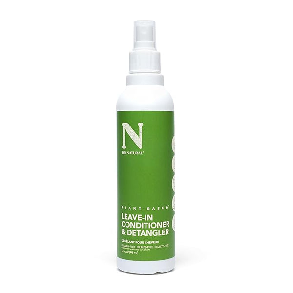 Dr. Natural Leave in Conditioner and Hair Detangler - Hair Conditioner with Coconut Oil and Shea Butter - Detangler Spray for All Hair Types - 6.7 oz