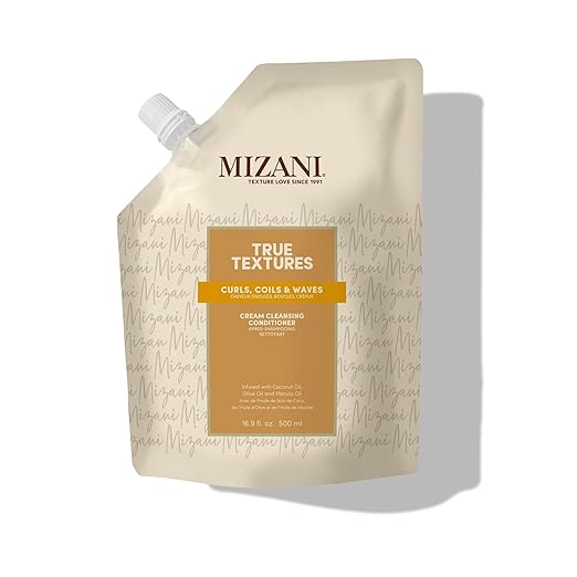 Mizani True Textures Cream Cleansing Conditioner, With Coconut Oil, Paraben & Sulfate-Free
