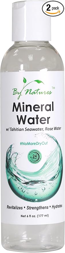 By Natures Mineral Water with Tahitian Seawater and Rose Water - 6 oz